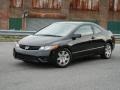 Nighthawk Black Pearl - Civic LX Coupe Photo No. 2