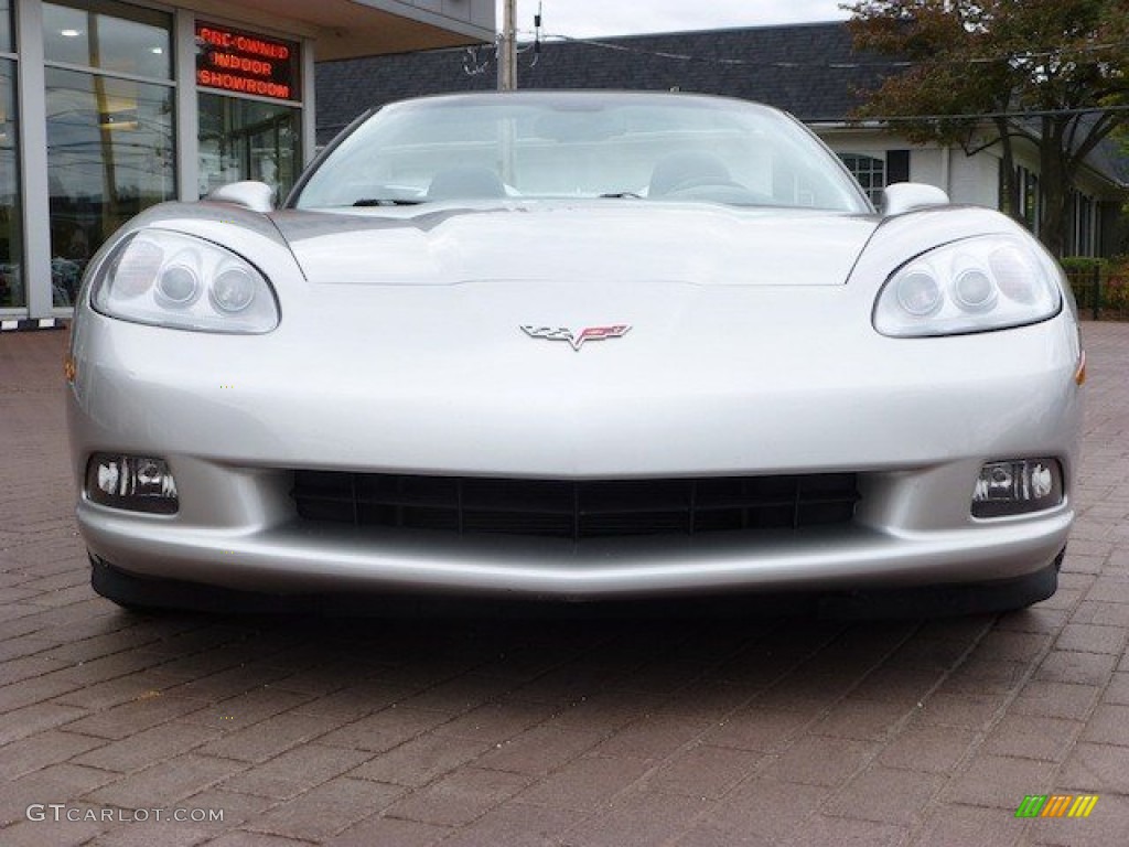 2005 Corvette Convertible - Machine Silver / Ebony photo #12