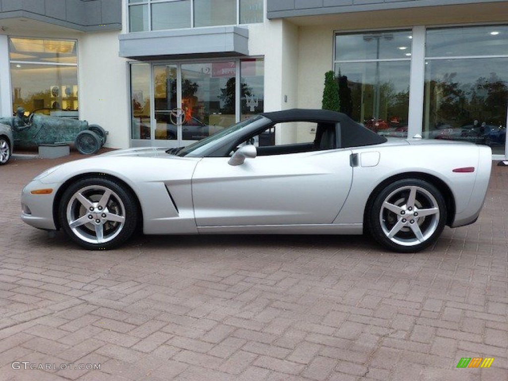Machine Silver 2005 Chevrolet Corvette Convertible Exterior Photo #71847629