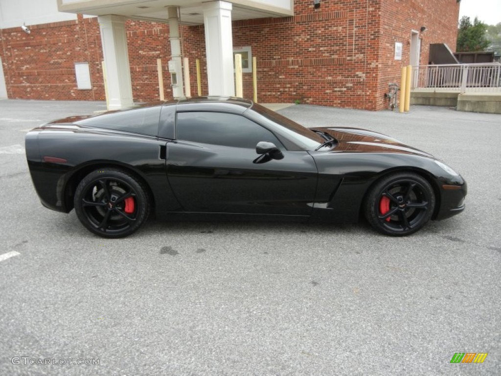 2009 Corvette Coupe - Black / Ebony photo #13