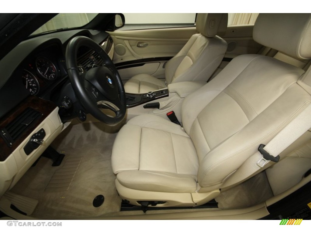 Beige Interior 2011 BMW 3 Series 335i Convertible Photo #71848134