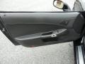 Ebony 2009 Chevrolet Corvette Coupe Door Panel