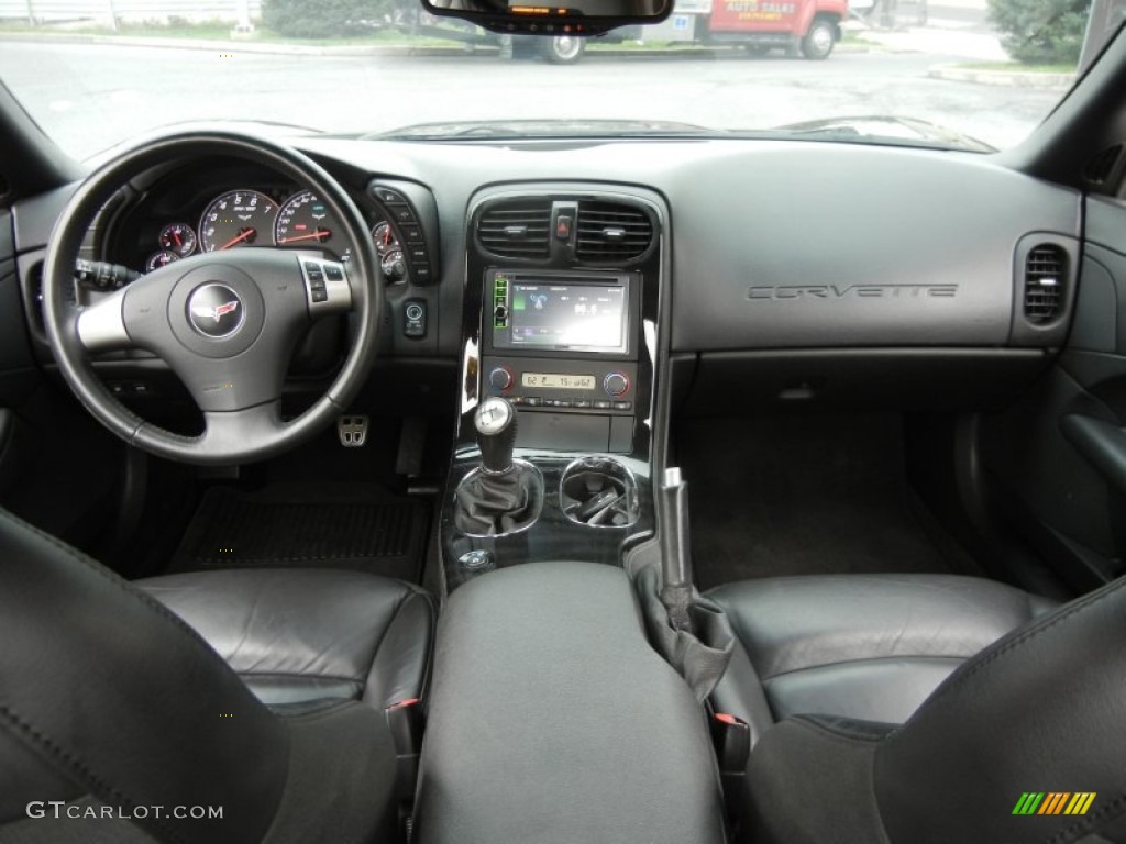 2009 Chevrolet Corvette Coupe Ebony Dashboard Photo #71848372