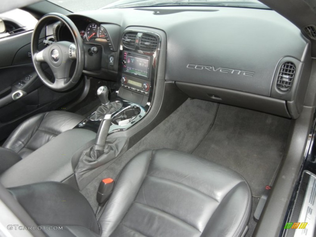 2009 Chevrolet Corvette Coupe Ebony Dashboard Photo #71848384