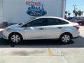 2013 Ingot Silver Ford Focus S Sedan  photo #45