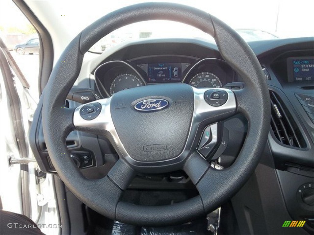 2013 Focus S Sedan - Ingot Silver / Charcoal Black photo #63