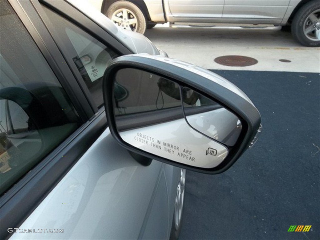 2013 Fiesta SE Sedan - Ingot Silver / Charcoal Black/Light Stone photo #14