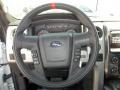 Raptor Black Leather/Cloth Steering Wheel Photo for 2013 Ford F150 #71851269