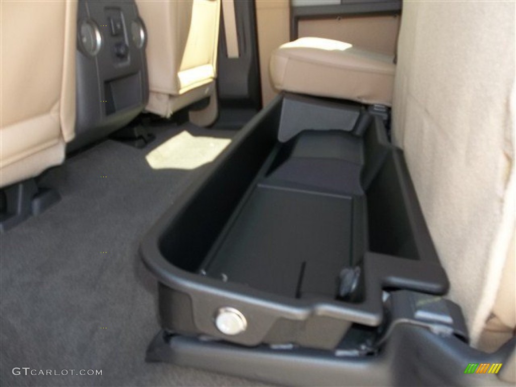 2012 F350 Super Duty Lariat Crew Cab 4x4 - Autumn Red / Adobe photo #39