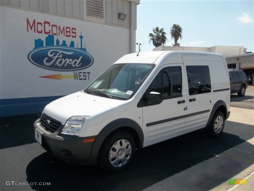 2012 Transit Connect XL Van - Frozen White / Dark Grey photo #44