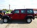 2013 Deep Cherry Red Crystal Pearl Jeep Wrangler Unlimited Sport 4x4  photo #2