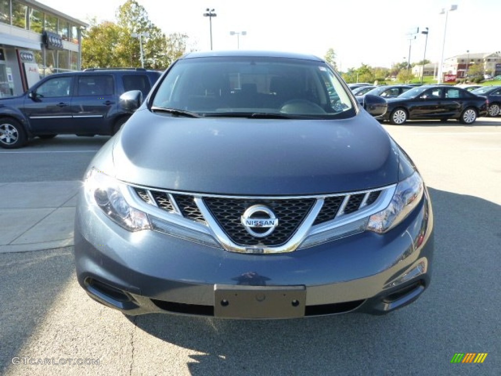 2012 Murano S AWD - Graphite Blue / Black photo #8