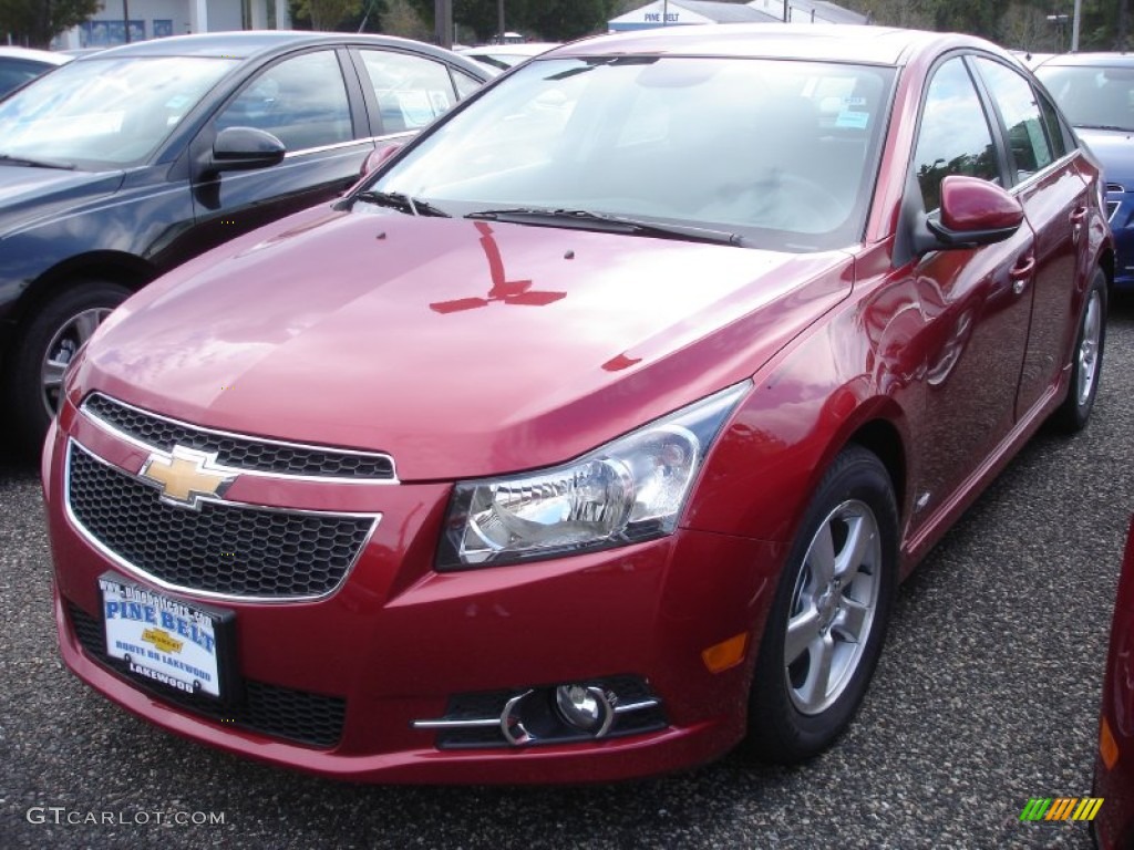 2013 Cruze LT/RS - Crystal Red Metallic Tintcoat / Jet Black photo #1