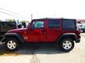Deep Cherry Red Crystal Pearl - Wrangler Unlimited Sport S 4x4 Photo No. 2