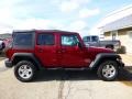 Deep Cherry Red Crystal Pearl - Wrangler Unlimited Sport S 4x4 Photo No. 6