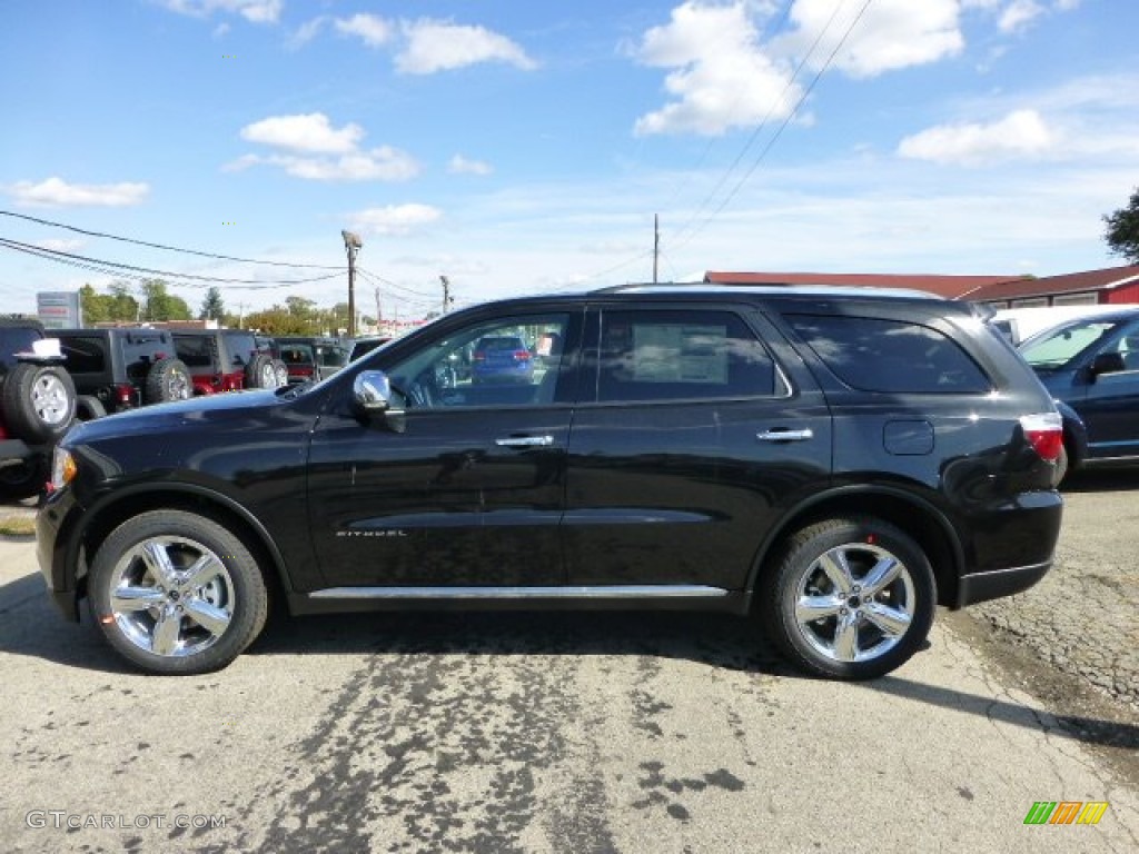 Brilliant Black Crystal Pearl 2013 Dodge Durango Citadel AWD Exterior Photo #71855317