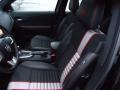 Black/Silver/Red 2012 Dodge Avenger R/T Interior Color