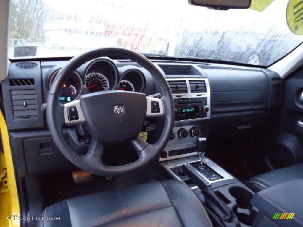 2011 Dodge Nitro Shock 4x4 Dark Slate Gray Dashboard Photo #71855725
