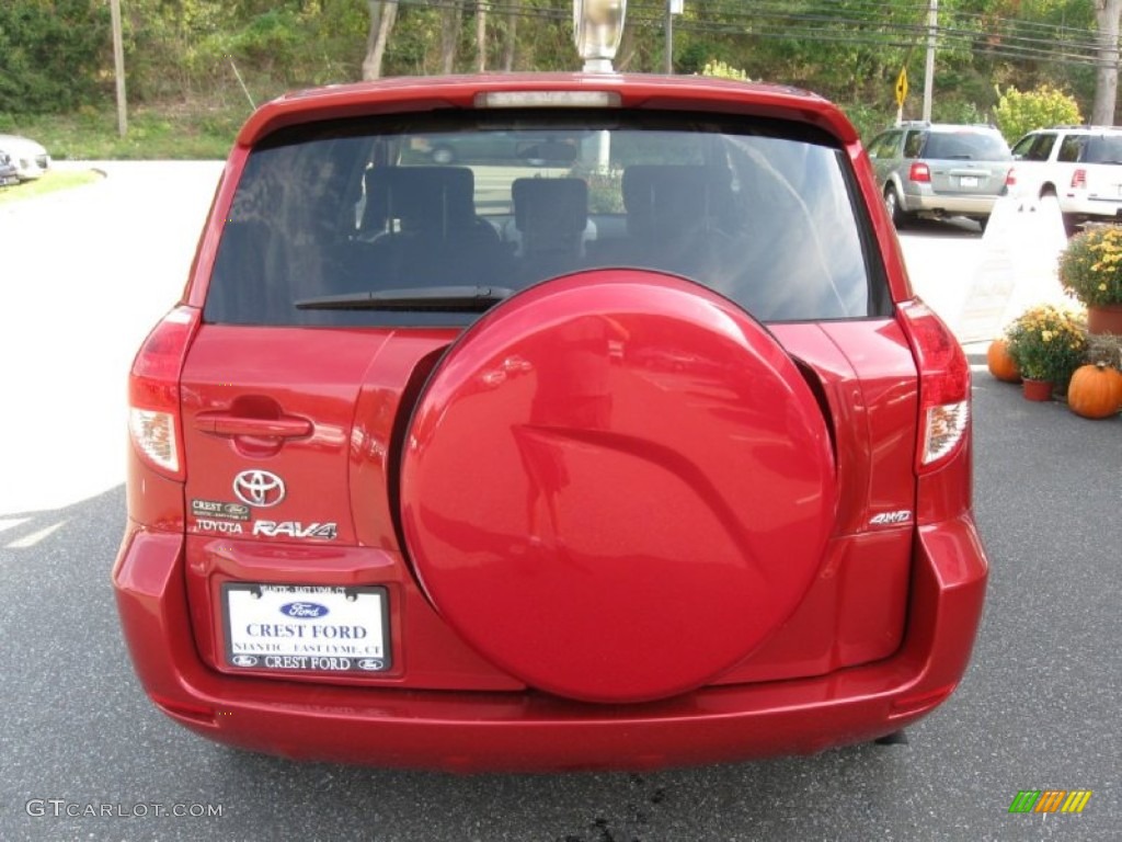 2008 RAV4 4WD - Barcelona Red Pearl / Taupe photo #6