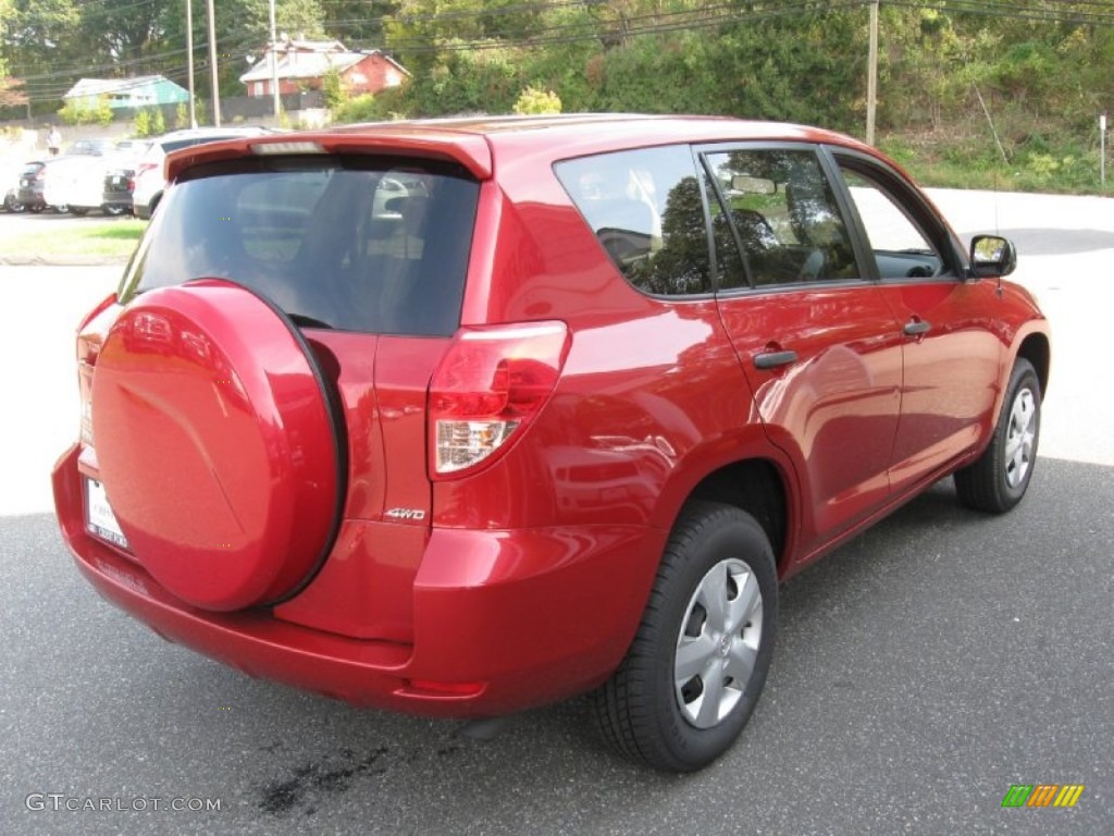 2008 RAV4 4WD - Barcelona Red Pearl / Taupe photo #7