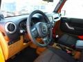 2012 Crush Orange Jeep Wrangler Rubicon 4X4  photo #14