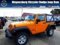 2013 Crush Orange Jeep Wrangler Sport 4x4  photo #1