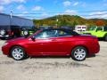 2013 Deep Cherry Red Crystal Pearl Chrysler 200 Touring Convertible  photo #2