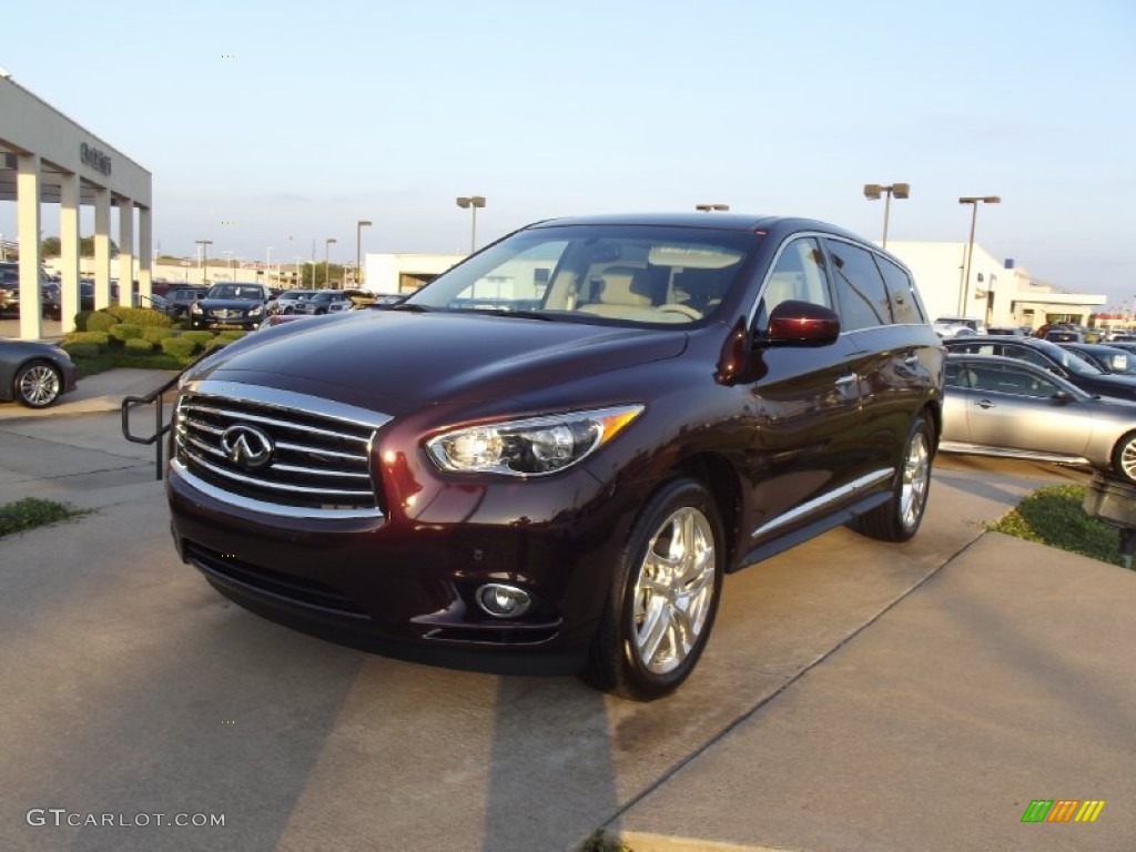 Midnight Garnet Infiniti JX