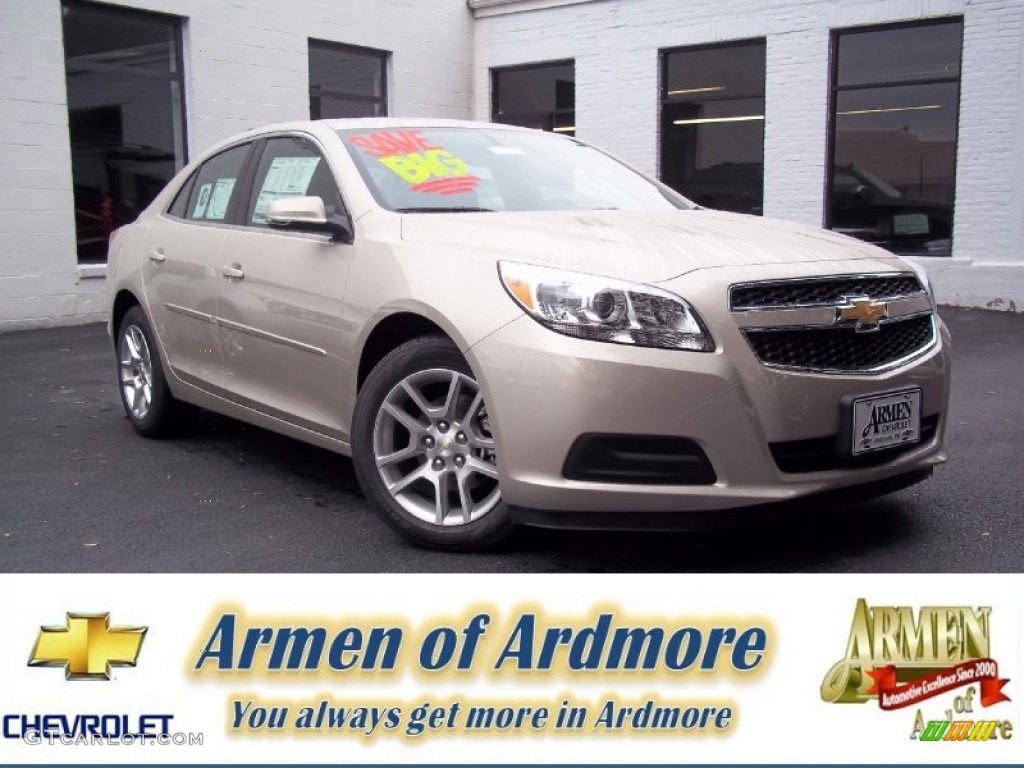 2013 Malibu LT - Champagne Silver Metallic / Jet Black photo #1