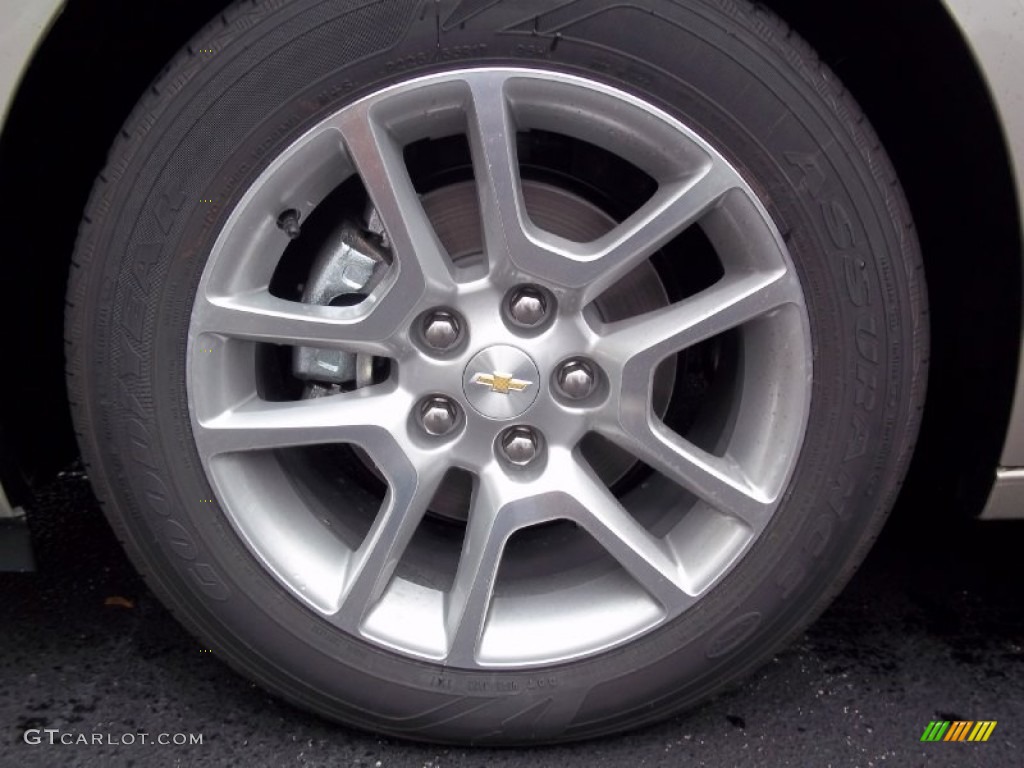 2013 Malibu LT - Champagne Silver Metallic / Jet Black photo #12