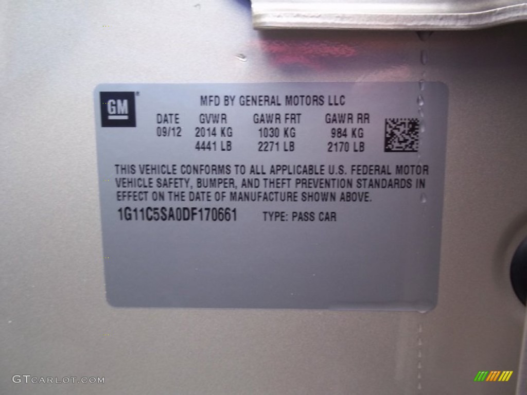 2013 Malibu LT - Champagne Silver Metallic / Jet Black photo #17