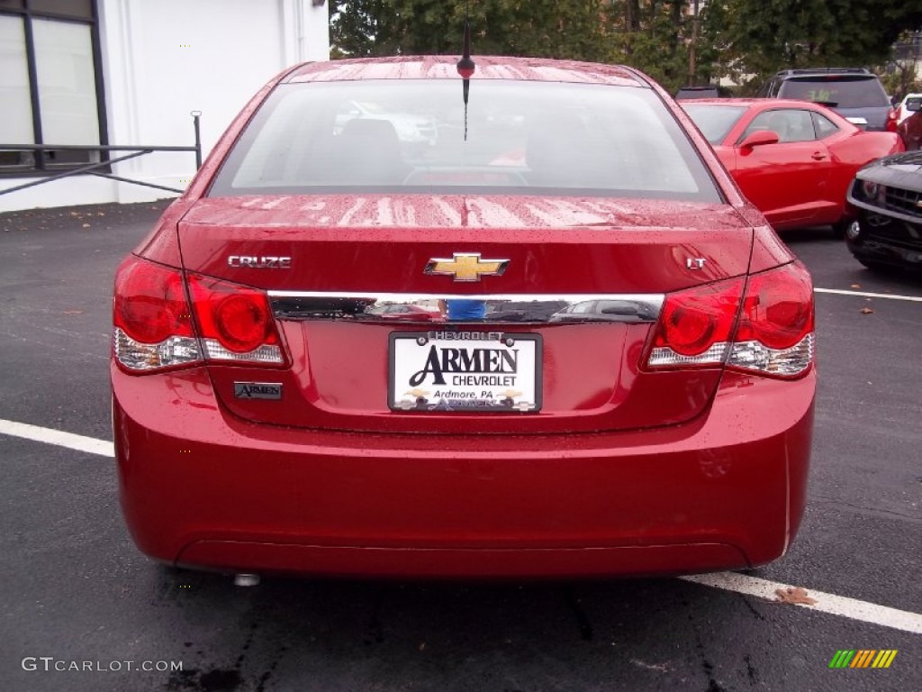 2013 Cruze LT - Crystal Red Metallic Tintcoat / Jet Black photo #6