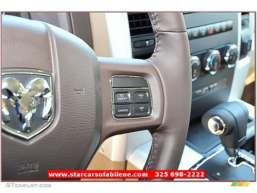 2012 Ram 1500 Lone Star Quad Cab - True Blue Pearl / Light Pebble Beige/Bark Brown photo #17