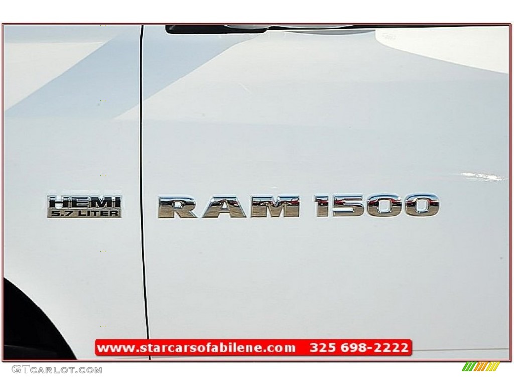 2012 Ram 1500 Lone Star Quad Cab - Bright White / Dark Slate Gray/Medium Graystone photo #2