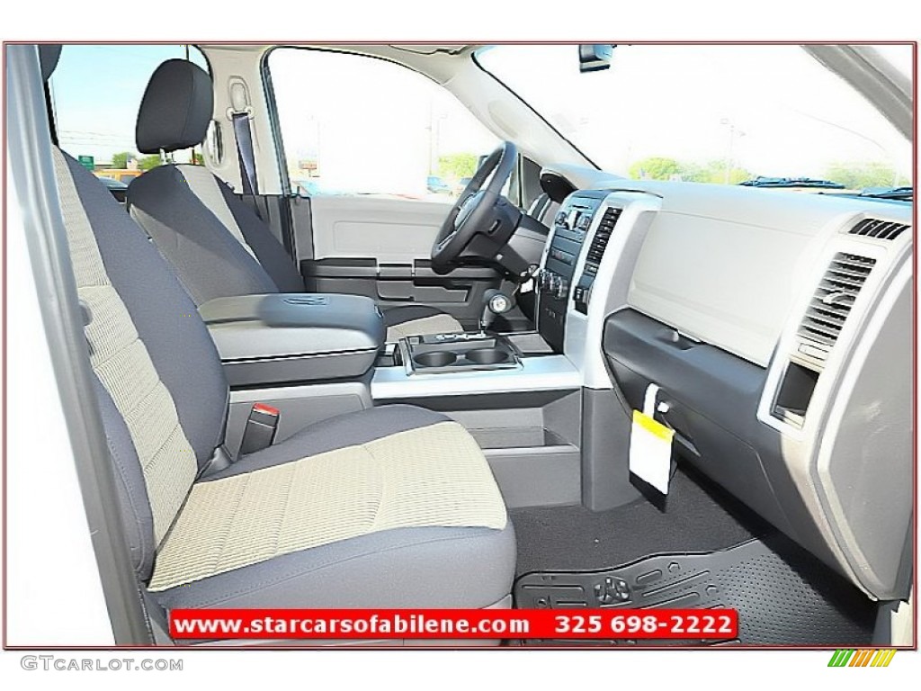 2012 Ram 1500 Lone Star Quad Cab - Bright White / Dark Slate Gray/Medium Graystone photo #21