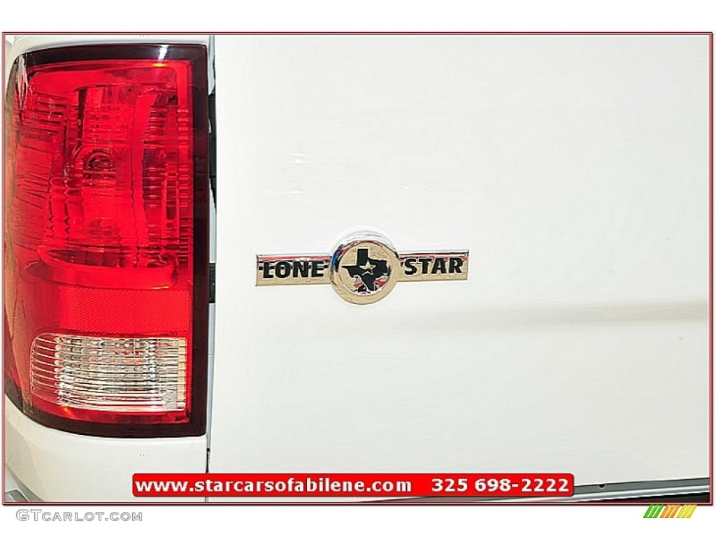 2012 Ram 1500 Lone Star Crew Cab 4x4 - Bright White / Light Pebble Beige/Bark Brown photo #5