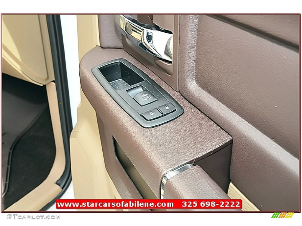 2012 Ram 1500 Lone Star Crew Cab 4x4 - Bright White / Light Pebble Beige/Bark Brown photo #25