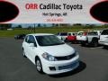 2011 Fresh Powder White Nissan Versa 1.8 SL Hatchback  photo #1