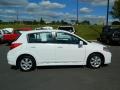 2011 Fresh Powder White Nissan Versa 1.8 SL Hatchback  photo #2