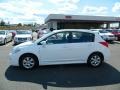 2011 Fresh Powder White Nissan Versa 1.8 SL Hatchback  photo #6