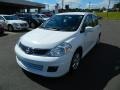 2011 Fresh Powder White Nissan Versa 1.8 SL Hatchback  photo #7