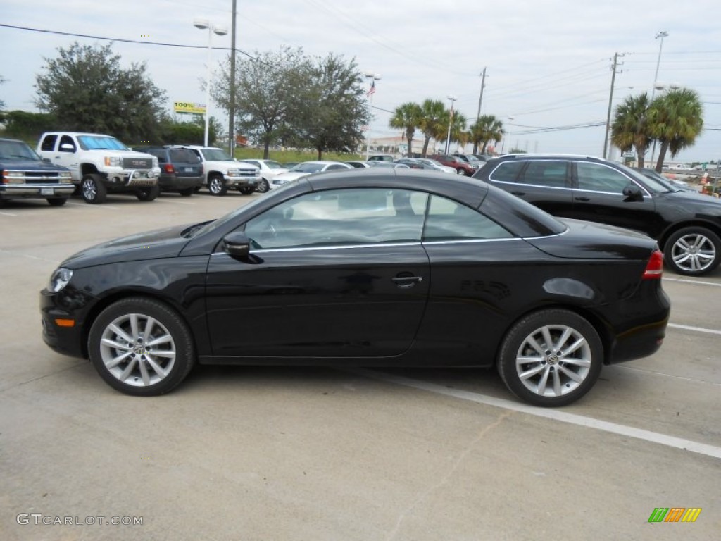 Black Pearl Metallic 2013 Volkswagen Eos Komfort Exterior Photo #71864683