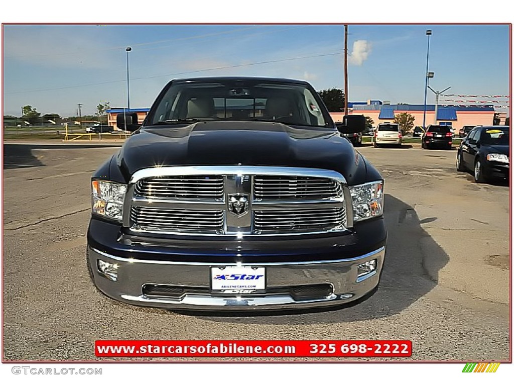 2012 Ram 1500 Lone Star Quad Cab - True Blue Pearl / Light Pebble Beige/Bark Brown photo #11