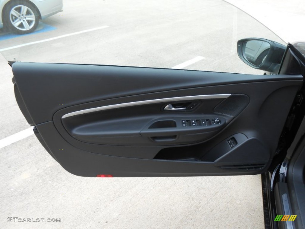 2013 Volkswagen Eos Komfort Titan Black Door Panel Photo #71864805