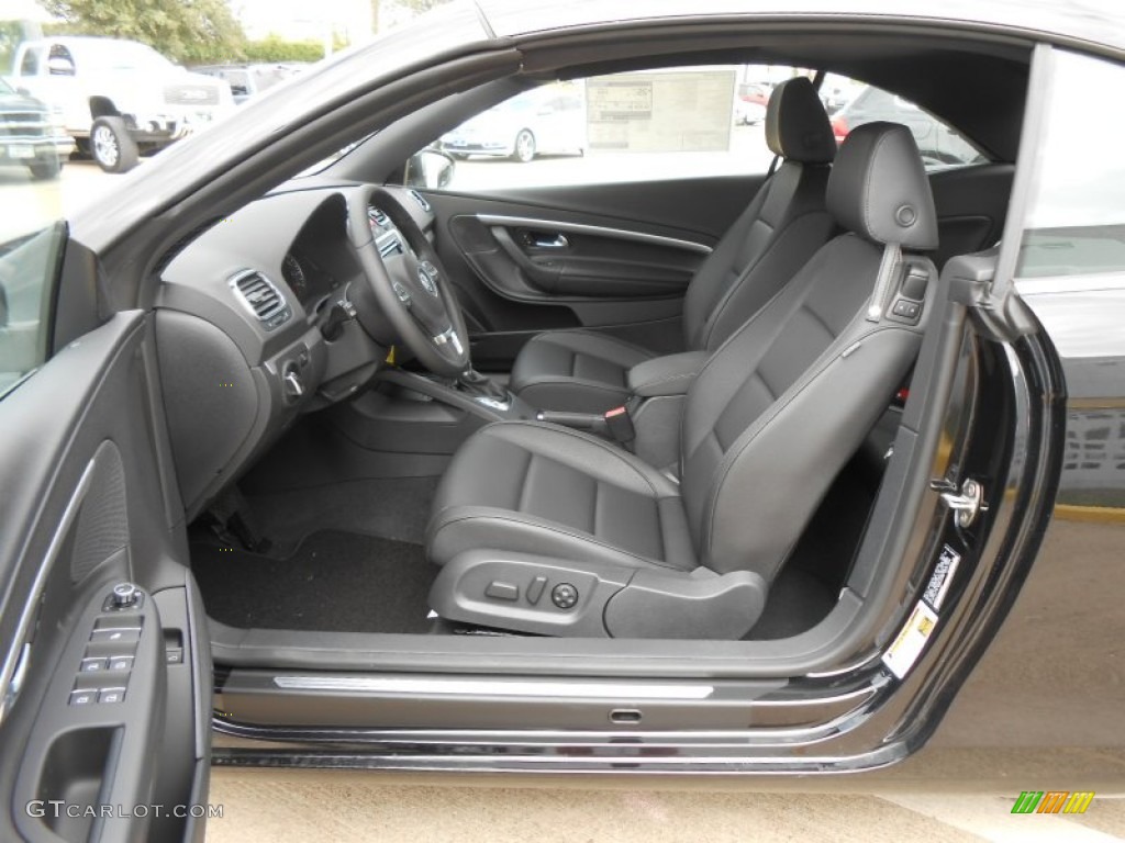 Titan Black Interior 2013 Volkswagen Eos Komfort Photo #71864831