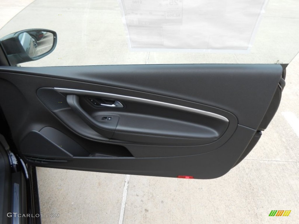 2013 Volkswagen Eos Komfort Titan Black Door Panel Photo #71864853