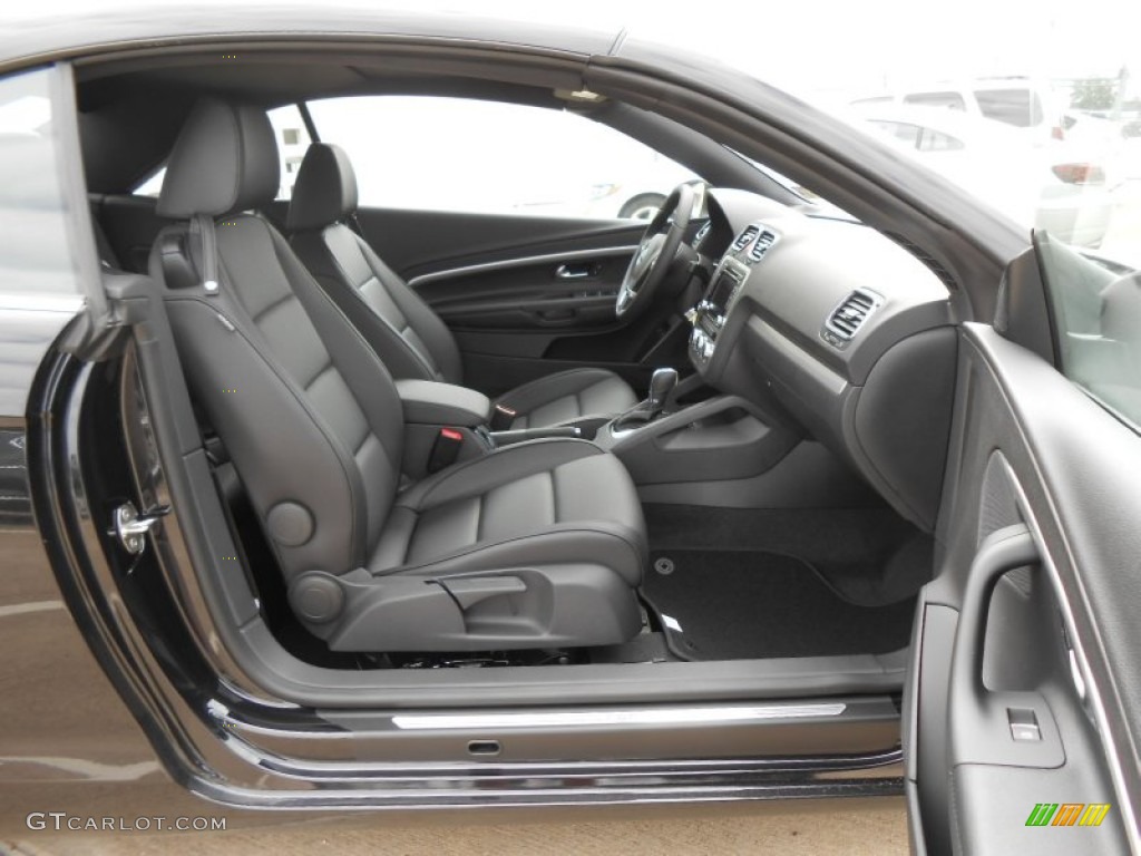 Titan Black Interior 2013 Volkswagen Eos Komfort Photo #71864876
