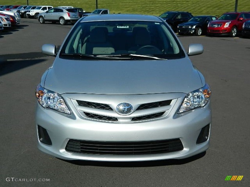 2013 Corolla L - Classic Silver Metallic / Ash photo #8