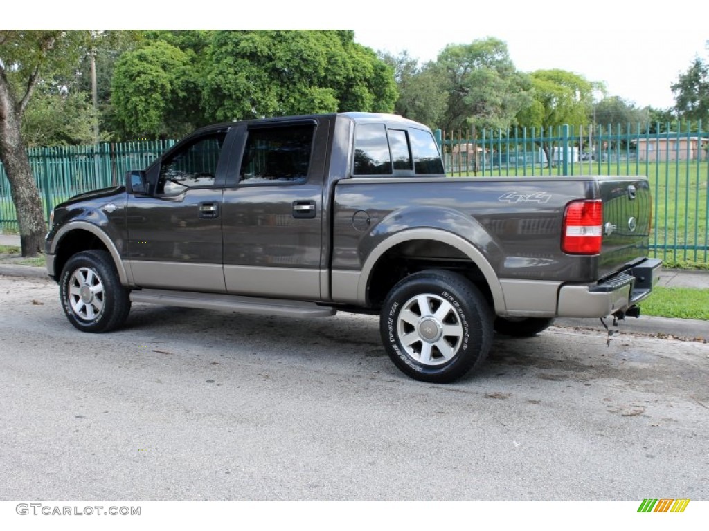 2005 F150 King Ranch SuperCrew 4x4 - Dark Stone Metallic / Castano Brown Leather photo #6