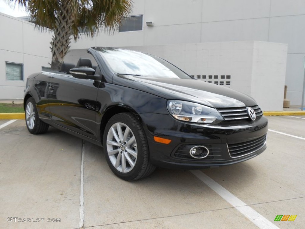 Black Pearl Metallic 2013 Volkswagen Eos Komfort Exterior Photo #71865123